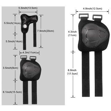 НАКОЛЕННИКИ И НАЛОКОТНИКИ ДЕТСКИЕ ДЛЯ РОЛИКОВЫХ КОНЬКОВ СКЕЙБОРДА ВЕЛОСИПЕДА ВЕЛОСИПЕДА