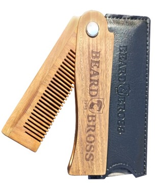 KARTACZ BEARD Щетка + расческа Складной футляр