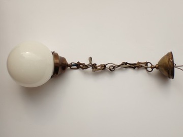 Sprawna Mosiężna Lampa Wisząca Mosiądz