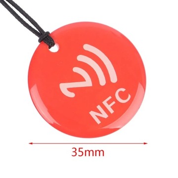 Брелок NFC TAG nTag213 ЖЕЛТЫЙ