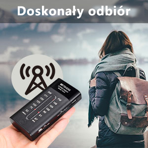Портативная радиостанция AMFM Retekess TR107 с наушниками