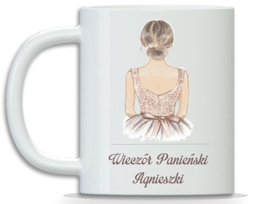 Kubek Panny Młodej - prezent na panieński ŻYCZENIA