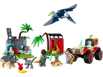 LEGO JURASSIC WORLD 76963 ЦЕНТР СПАСЕНИЯ ДЕТЕНЬКИ ДИНОЗАВРОВ