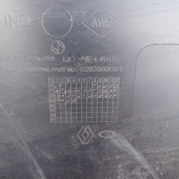 RENAULT ARKANA 2020- DRŽÁK MASKA MŘÍŽKA ABSORBÉR PŘEDNÍ 620366966R
