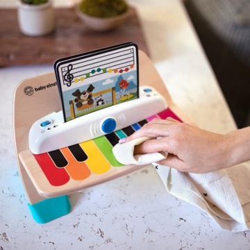 ВОЛШЕБНОЕ ДЕРЕВЯННОЕ ПИАНО ДЛЯ РЕБЕНКА МАЛЫШ ЭЙНШТЕЙН МОЕ ПЕРВОЕ ПИАНО