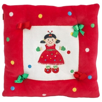 PLUSZOWA BIEDRONKA PODUSZKA DEKORACYJNA