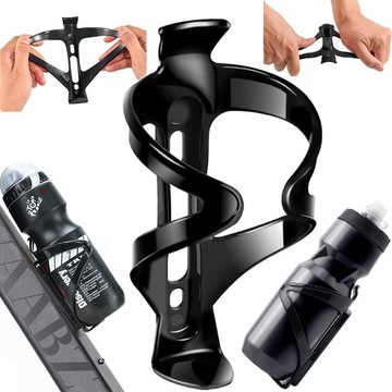 UCHWYT NA BIDON BUTELKĘ Z WODĄ NAPÓJ KOSZYK ROWEROWY UNIWERSALNY NA RAMĘ