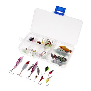 36 sztuk Assorted Ice Fishing Jig Jigging Lures
