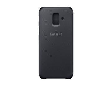 Oryginalne etui Galaxy A6 WALLET COVER Czarny