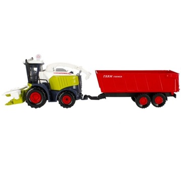 КОМБАЙН УРОЖАЙНЫЙ С ПРИЦЕПОМ-САМОСВАЛОМ MY RANCHO ŚW/DŹW