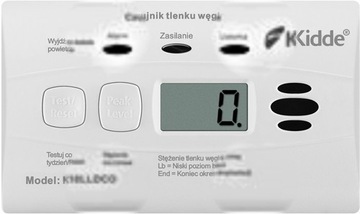 Czujnik czadu z wyświetlaczem Kidde K10LLDCO