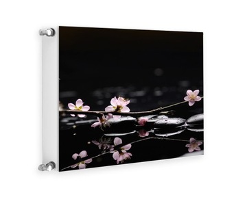 MAGNETYCZNA OSŁONA NA KALORYFER 60x60 KWIATY FOTOTAPETA