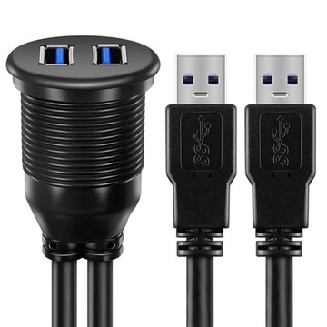 Автомобильный удлинитель 2xUSB 3.0 ДЛЯ РАДИО, длина 2 м