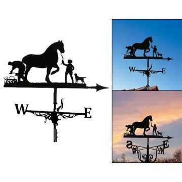 Konik do montażu na płocie Weathervane ze stali nierdzewnej