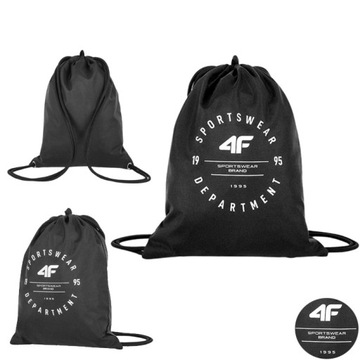 PLECAK WOREK 4F SZKOLNY NA BUTY ODZIEŻ NA TRENING TORBA SPORTOWA