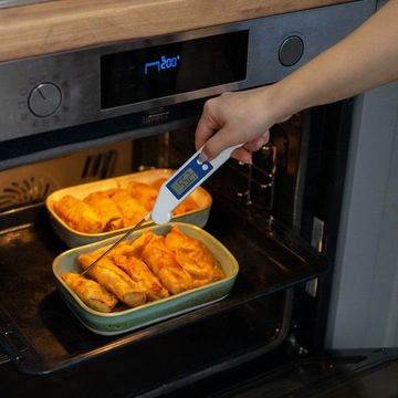 ТОЧНЫЙ ЦИФРОВОЙ ЭЛЕКТРОННЫЙ ТЕРМОМЕТР С ЗОНДОМ ДЛЯ ВЫПЕЧКИ ГРИЛЯ