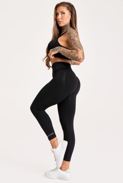 LEGINSY PUSH UP 2.0 BLACK GYM GLAMOUR S