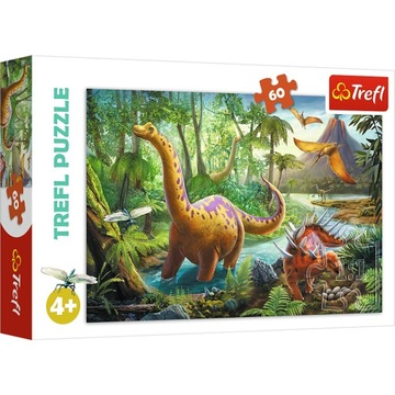 PUZZLE 60 DINOZAURY układanka dla dzieci