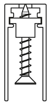 Uszczelka opadająca próg opadający 1130 mm