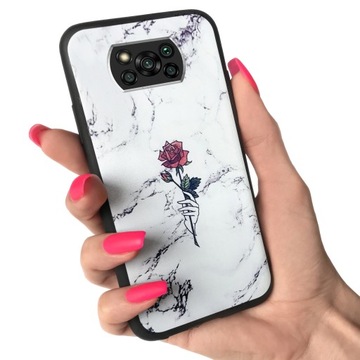 Etui matowe do XIAOMI POCO X3 / X3 NFC + szkło