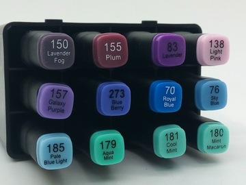 TWINMARKERS ДВУСТОРОННЯЯ КОРОБКА 12 ШТ. Алкоголь 431