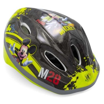 Kask rowerowy dziecięcy regulowany 52-56 cm - Disney MICKEY Mouse