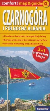 2w1 Czarnogóra i Północna Albania - mapa