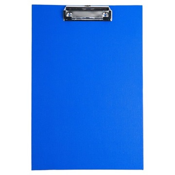 Deska clipboard A4 D.RECT niebieski - PVC, mocny klip, do notatek