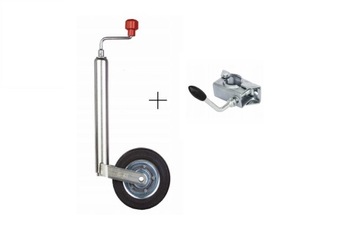 ZESTAW KOŁO PODPOROWE AL-KO+OBEJMA DO PRZYCZEPKI