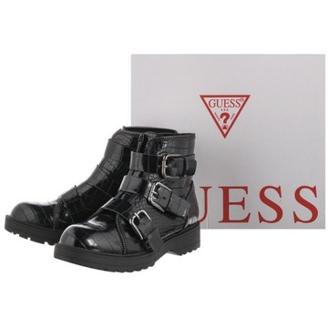 Buty Damskie Botki Guess Wendy FL7WEN Czarne