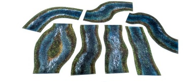 ZESTAW RZEK 2D DO WARHAMMERA - WIOSENNE