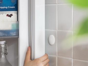 РУЧКА ДВЕРНАЯ САМОКЛЕЯЩАЯСЯ ДЛЯ СТЕН, БЕЛЫЙ СТОПОР, 50мм, 1 шт.