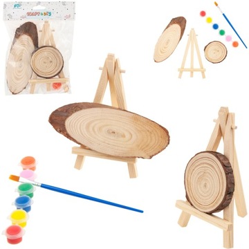 DREWNO DO MALOWANIA na ŚWIĘTA DIY SZTALUGA FARBKI