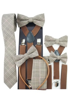 РЕТРО мужские брючные подтяжки и рубашка-галстук-бабочка