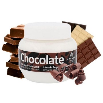 KALLOS CHOCOLATE MASKA REGENERUJĄCA DO WŁOSÓW ZNISZCZONYCH CZEKOLADA 275ML