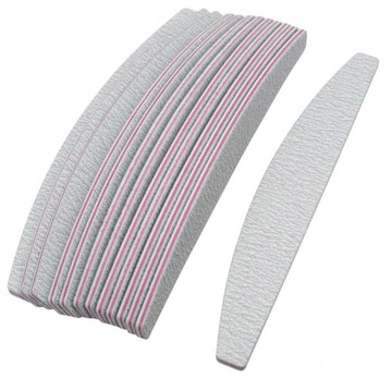 Pilnik do paznokci półksiężyc zebra 100/180 100sz