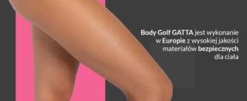 GATTA женский водолазка с длинным рукавом боди комбинезон элегантный эластичный черный r XL