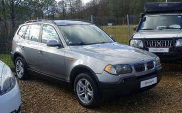 BMW X3 E83 3.0 d 204KM 2004 BMW X3 3.0d 204KM 4x4 Skora Navi Automat uszkodzona skrzynia 3.0 Diesel