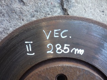 ПЕРЕДНИЕ ДИСКИ + СУППОРТЫ + КОЛОДКИ OPEL VECTRA C 285MM КОМПЛЕКТ