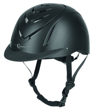 Kask jeździecki Nerron, czarny, 55-59 cm,