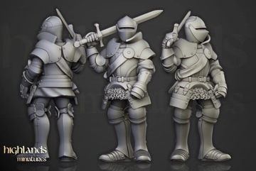 Imperial Guard with hand weapons and shields
