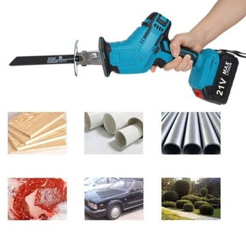 АККУМУЛЯТОРНАЯ ПИЛА АККУМУЛЯТОРНЫЙ ЛОБЗОЖ 21 В + 8 ПИЛЬНЫХ ПОЛОТНИЙ