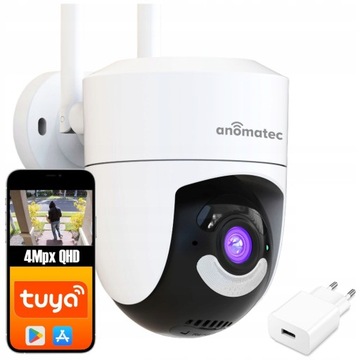 KAMERA OBROTOWA IP WIFI ZEWNĘTRZNA 4MPX TUYA ANOMATEC