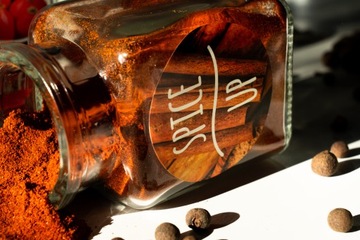 Наклейки на банки-контейнеры для специй, 12 шт.