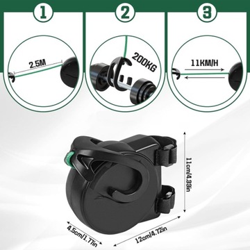 ВЕЛОСИПЕД ДЛЯ БУКСИРОВКИ ДЕТСКОГО ВЕЛОСИПЕДА АВТОМАТИЧЕСКИЙ, 2,5 м