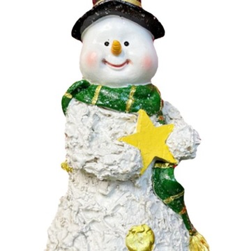 Podświetlane figurki bałwana Festiwal Ozdoba Świąteczny styl B Kolor