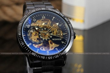 Оригинальные мужские часы Winner Skeleton a