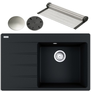 Zlew Franke CENTRO CNG 611-78TL CZARNY MAT GRATISY