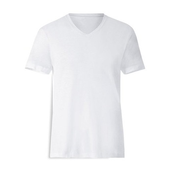 Koszulka Biała V-NECK Cotton-Touch Sublimacja