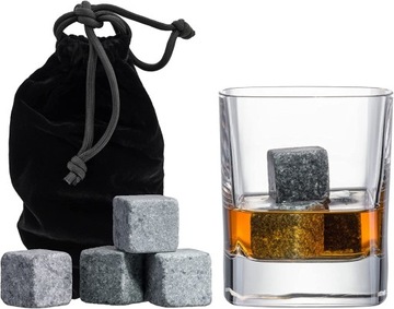 KAMIENIE LODOWE KAMIENNE KOSTKI WHISKY STONES KOSTKI LODU CHŁODZĄCE ETUI